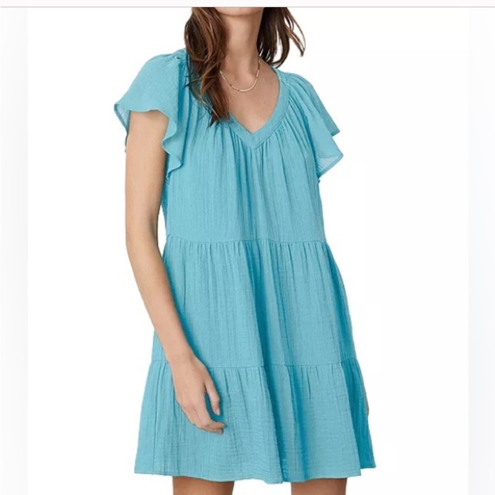 Velvet “Eleanor” Cotton Gauze Dress NWT Small